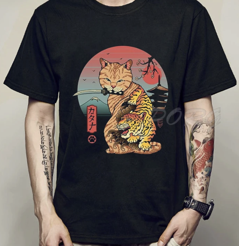 Polera Gato Yakuza